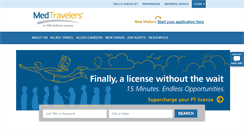Desktop Screenshot of medtravelers.com