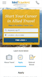 Mobile Screenshot of medtravelers.com